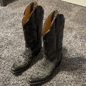 J.B. Dillon Black Western Boots